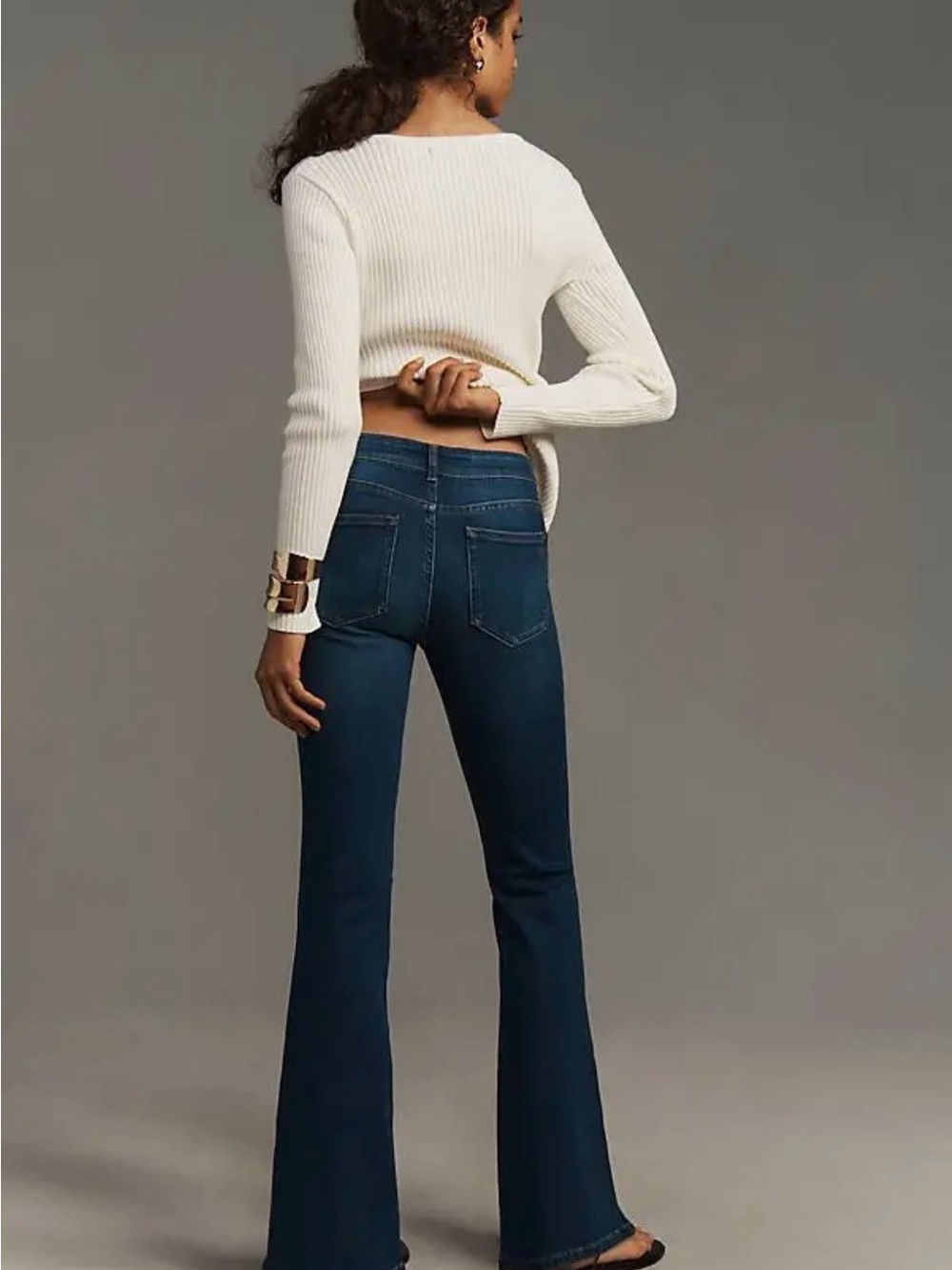 ANTHROPOLOGIE Pilcro The Icon Flare Low Rise Jeans Stretch Denim NWOT - Picture 5 of 12